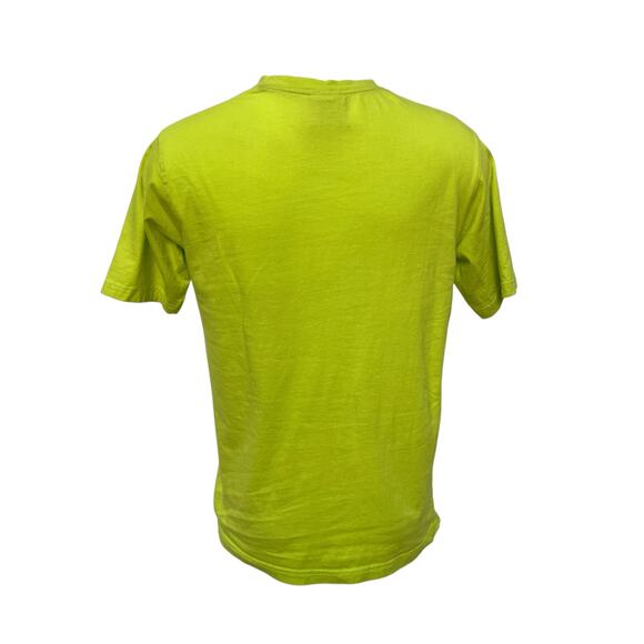 SouthPole T Shirt Sz M Neon Green Short Sleeve Y2K Jesse Pinkman Skater Punk - Picture 3 of 8